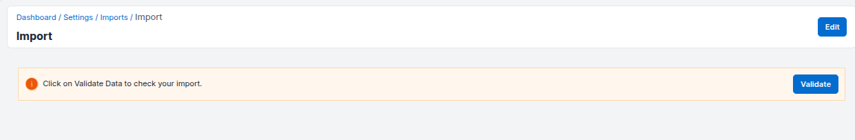 Validate Data