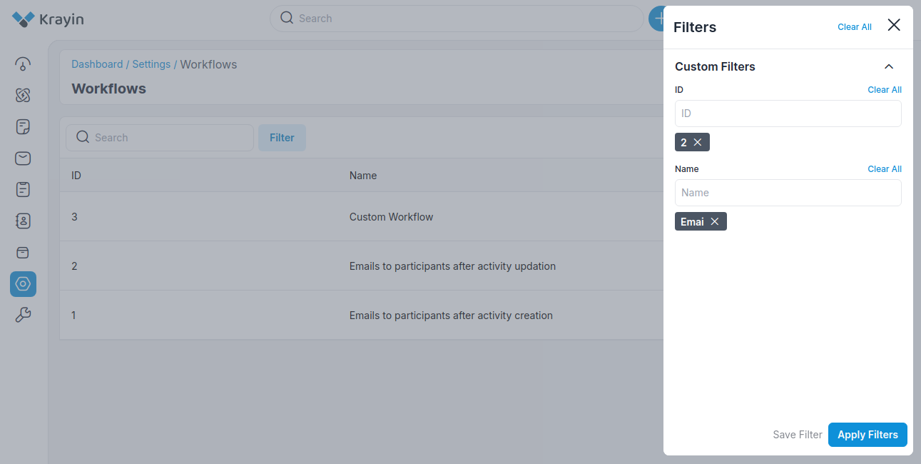 Workflow Grid